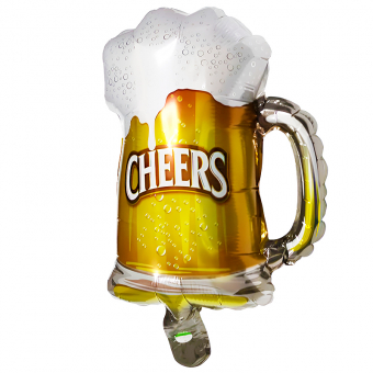 Купить Шар фольгированный "Кружка пива" 32см оптом